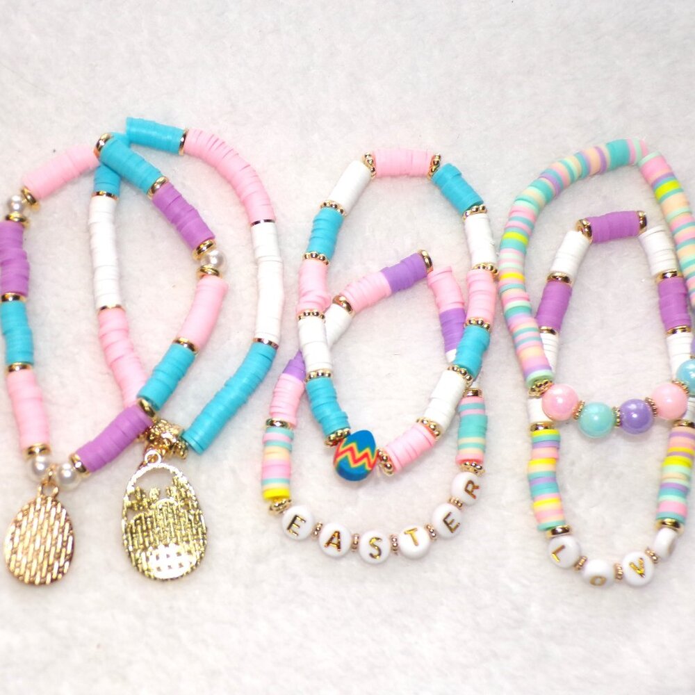 Easter Stretch Charm Bracelet 6PC Set - Picture 4 of 6